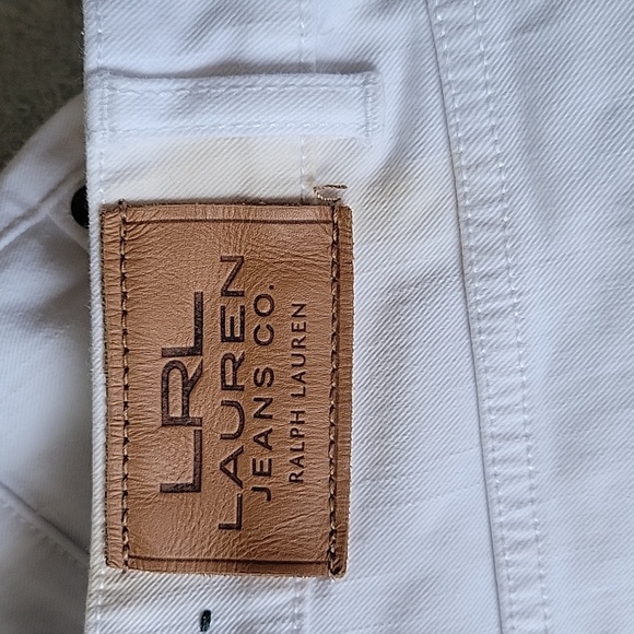 Lauren Ralph Lauren  Denim Straight Pants Size 14 - Picture 7 of 12